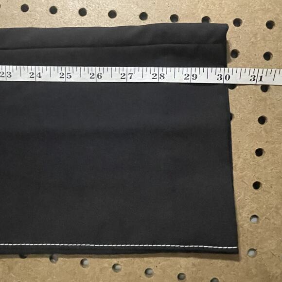 Prada Milano Pants Men 34x30 Black Contrast Stitch Lightweight Button Fly Modern - Picture 13 of 14